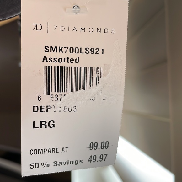 7 Diamonds dress shirt. New with tags. - Picture 4 of 5